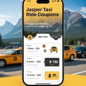 Jasper Inside Town - 12 Taxi Ride Coupon