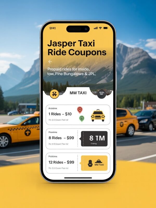 Jasper Inside Town - 1 Taxi Ride Coupon